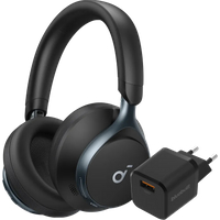 Koop Soundcore Space One Zwart + BlueBuilt Quick Charge Oplader met Usb A Poort 18W Zwart