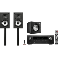 Koop Polk Audio Monitor XT20 Speaker Set + Denon AVR-X1800H Receiver
